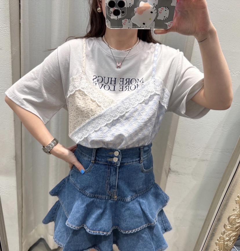 LOVABLE直郵韓國代購㊣女裝新款時尚熱賣推薦25春夏人氣T恤LOVABLET恤