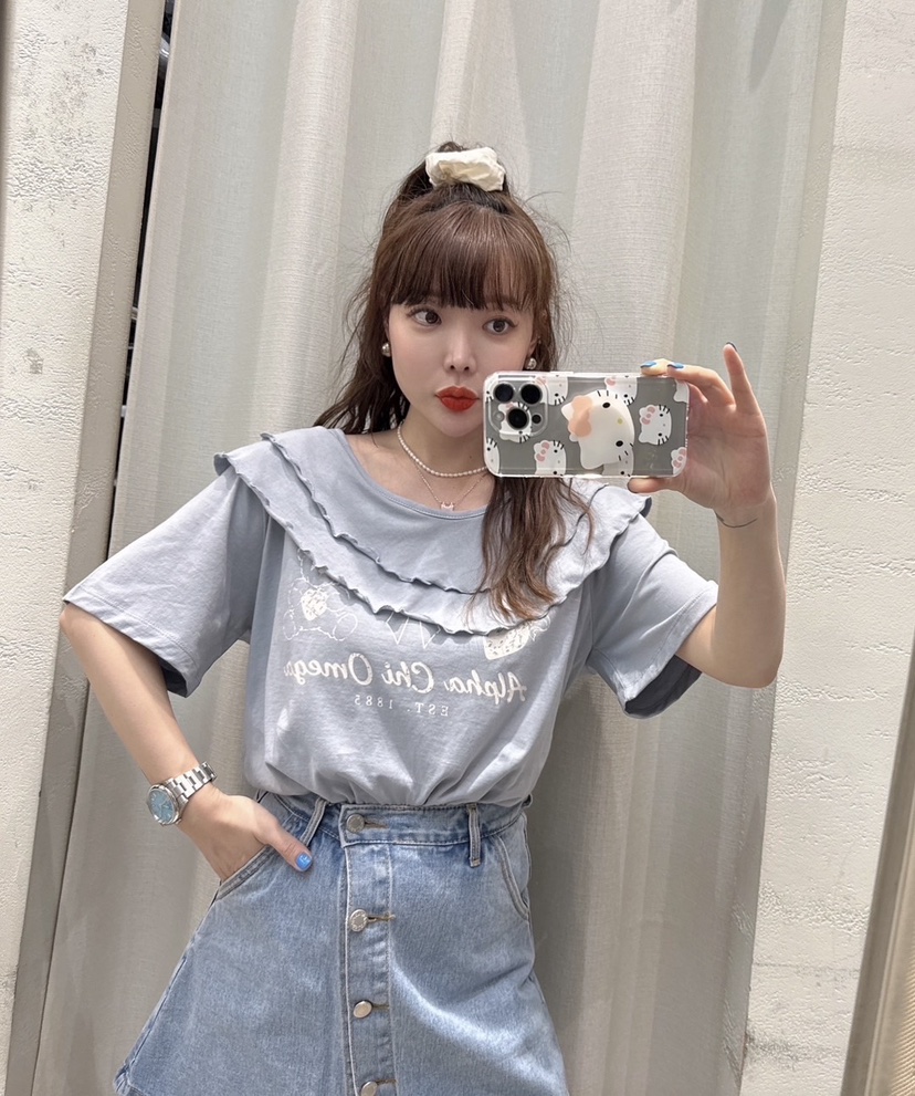 LOVABLE韓國直郵㊣東大門實拍女裝新款人氣推薦熱賣休閑T恤LOVABLET恤