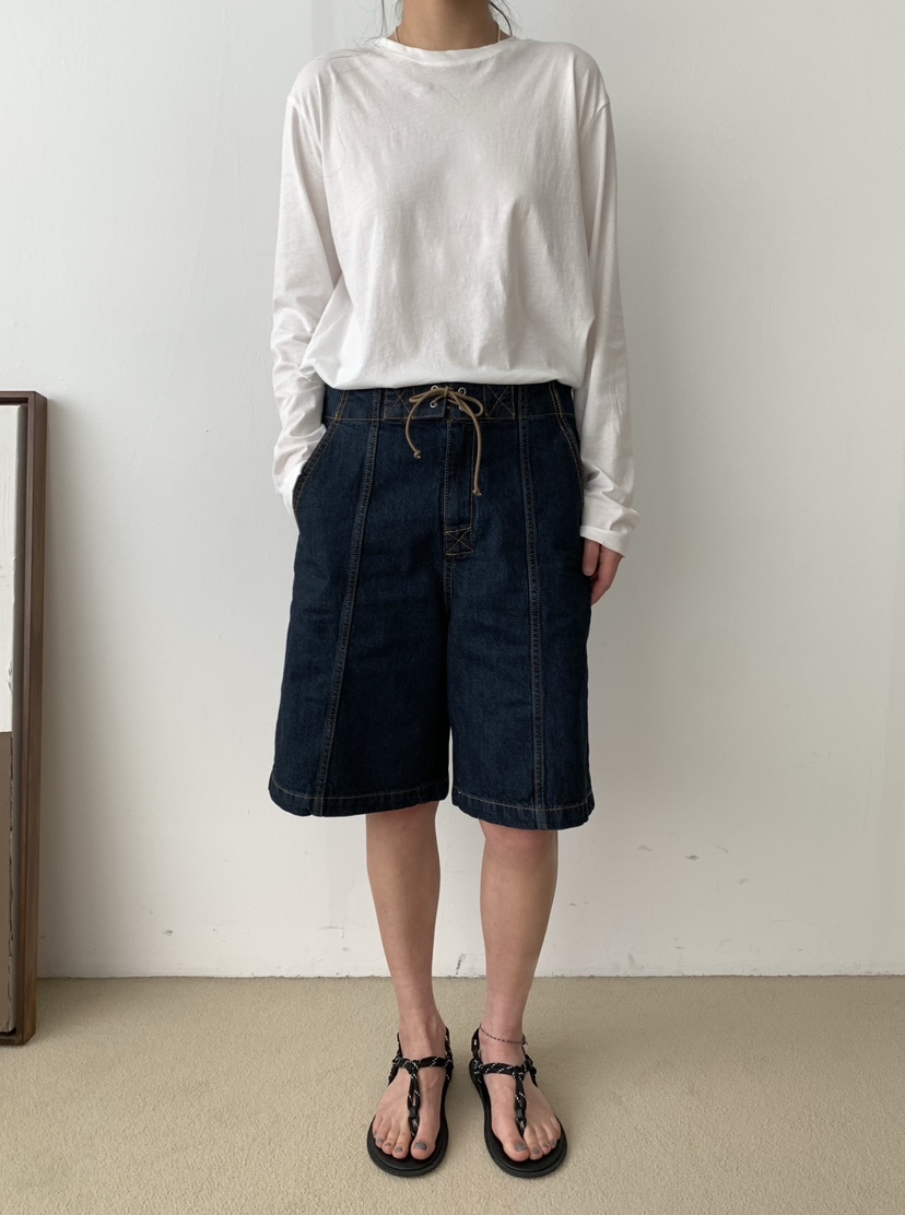 ROMANTICIZE韓國直郵㊣東大門實拍女裝新款休閑25春夏短褲綁帶ROMANTICIZE短褲
