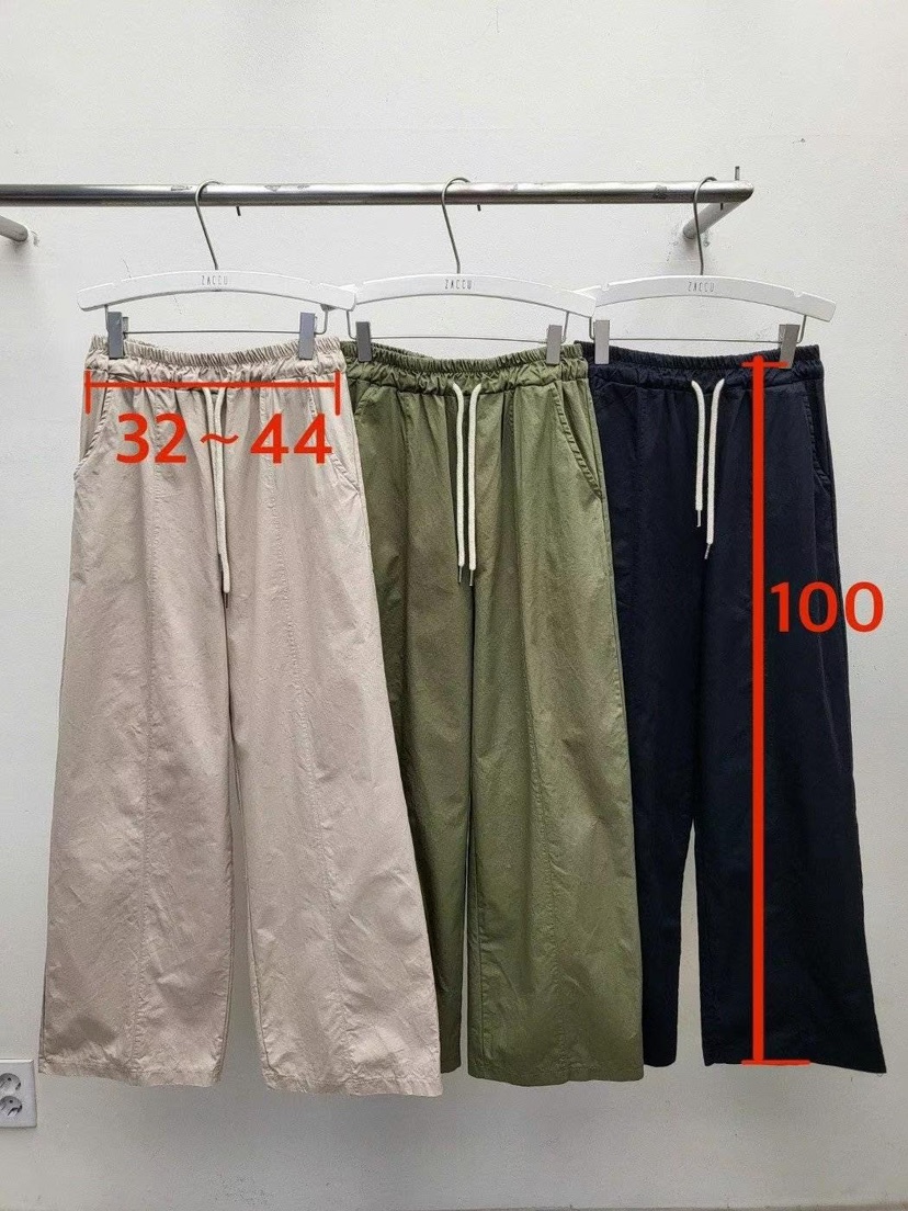 ZACCU韓國㊣直郵東大門代購女裝新品推薦25春夏休閑時尚休閑褲ZACCU休閑褲