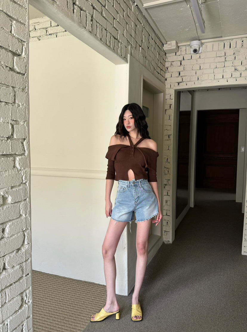 DENVER韓國直郵㊣東大門實拍女裝新款熱賣時尚推薦人氣休閑T恤DENVERT恤圖色2