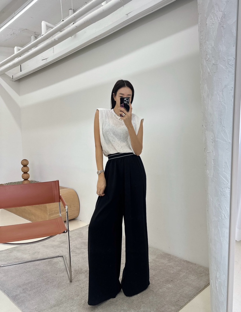 SOUIT韓國㊣直郵東大門代購女裝新品25春夏時尚正裝褲西褲腰帶SOUIT by mabel-L正裝褲/西褲