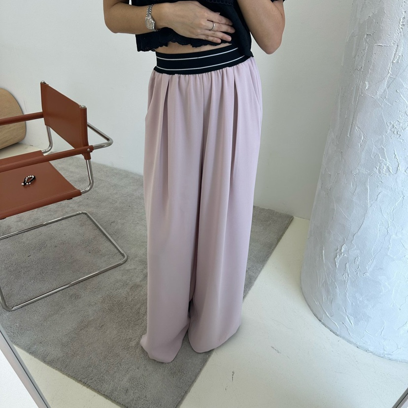 SOUIT韓國㊣直郵東大門代購女裝新品25春夏時尚正裝褲西褲腰帶SOUIT by mabel-L正裝褲/西褲圖色2