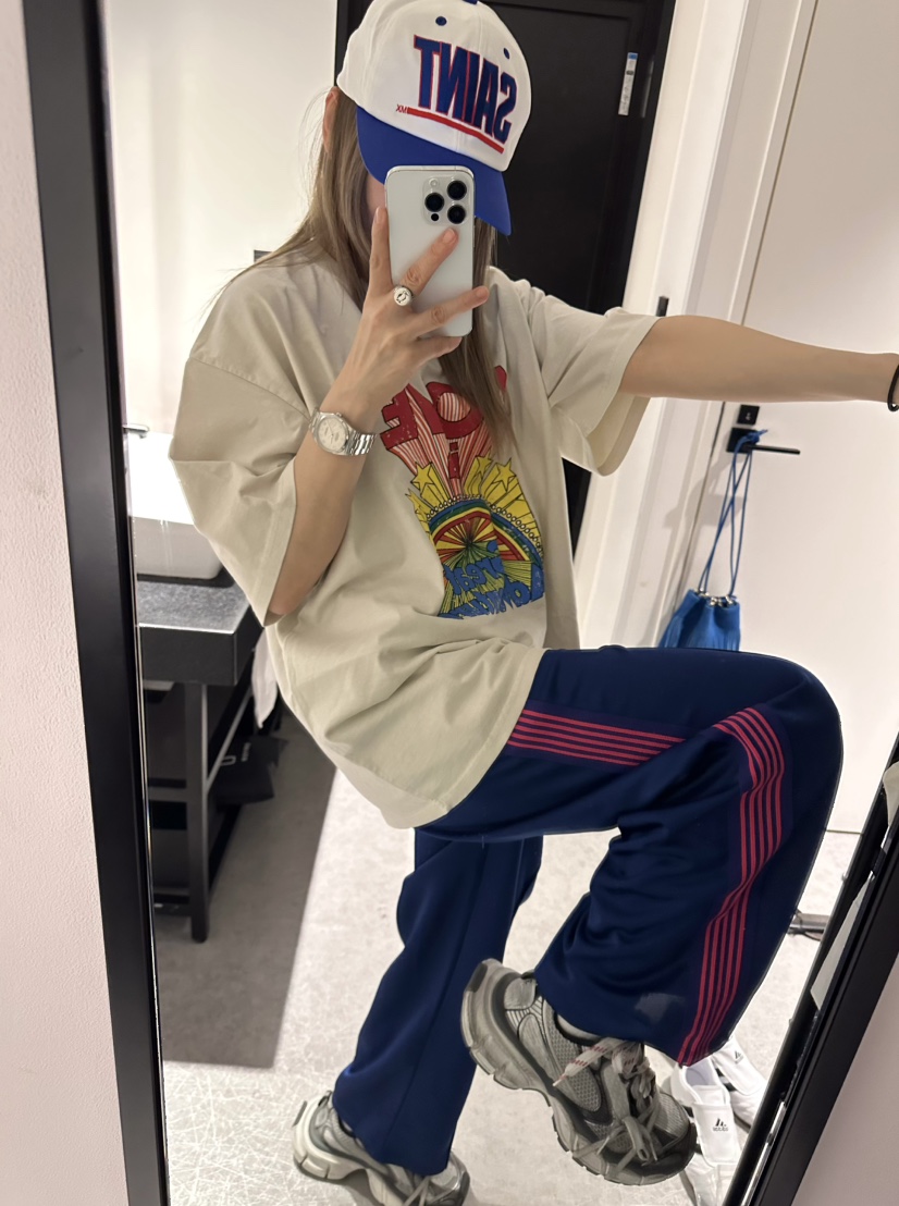 CRACKERS韓國直郵㊣女裝新款熱賣時尚休閑推薦25春夏休閑褲CRACKERS休閑褲