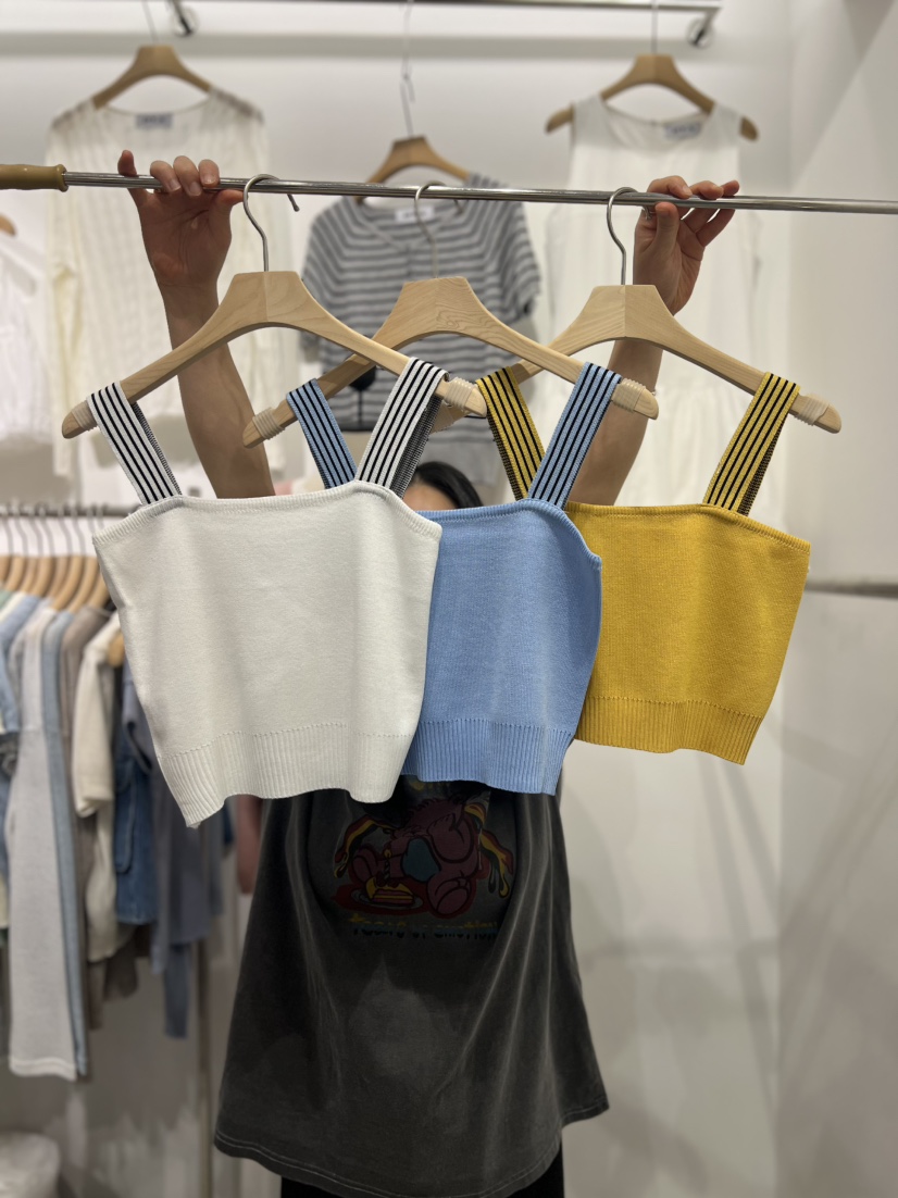 OLA韓國直郵㊣女裝新款時尚人氣25春夏推薦休閑熱賣吊帶背心mellor/OLA吊帶/背心