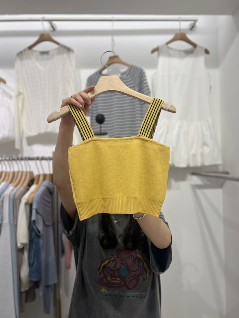 OLA韓國直郵㊣女裝新款時尚人氣25春夏推薦休閑熱賣吊帶背心mellor/OLA吊帶/背心圖色3