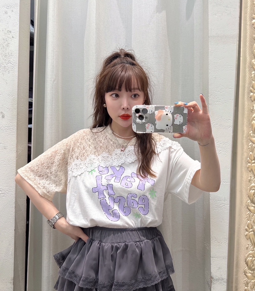 LOVABLE韓國直郵㊣女裝新款時尚推薦人氣休閑熱賣25春夏T恤LOVABLET恤