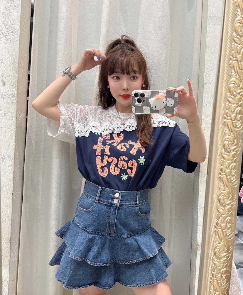 LOVABLE韓國直郵㊣女裝新款時尚推薦人氣休閑熱賣25春夏T恤LOVABLET恤