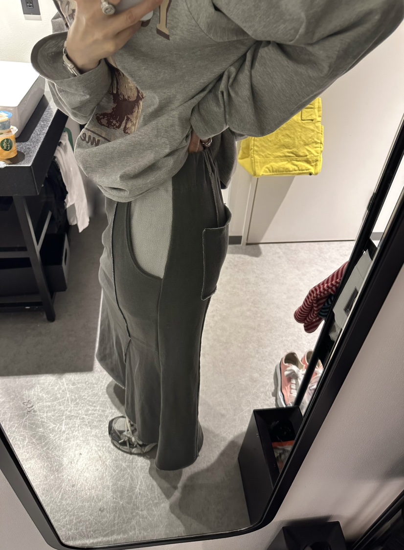 CRACKERS韓國直郵㊣東大門實拍女裝新款人氣時尚25春夏長裙超長CRACKERS長裙