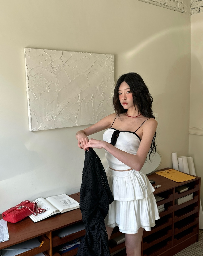 DENVER直郵韓國代購㊣女裝新品休閑熱賣25春夏推薦吊帶背心DENVER吊帶/背心