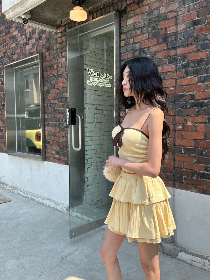 DENVER直郵韓國代購㊣女裝新品休閑熱賣25春夏推薦吊帶背心DENVER吊帶/背心圖色3