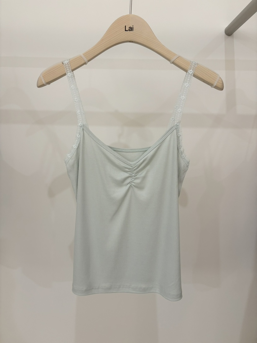 LAI直郵韓國代購㊣女裝新品25春夏休閑時尚推薦人氣吊帶背心Lai吊帶/背心