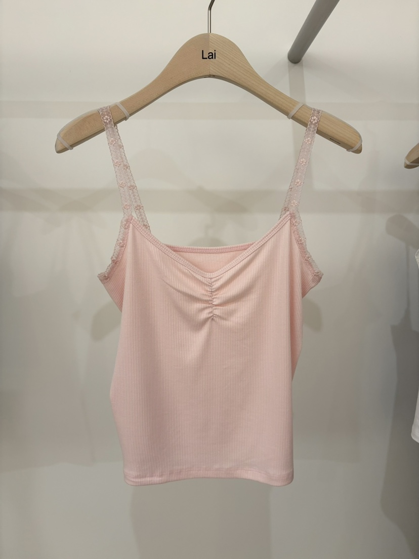 LAI直郵韓國代購㊣女裝新品25春夏休閑時尚推薦人氣吊帶背心Lai吊帶/背心圖色2