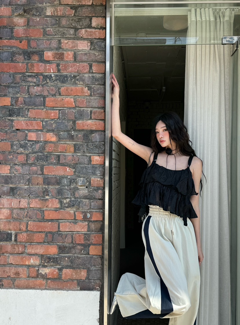 DENVER韓國㊣直郵東大門代購女裝新品休閑推薦25春夏吊帶背心DENVER吊帶/背心