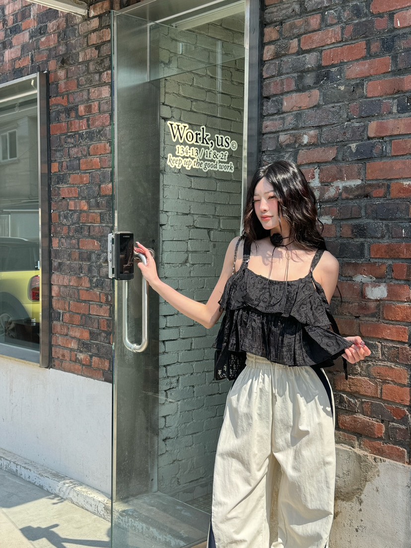 DENVER韓國㊣直郵東大門代購女裝新品休閑推薦25春夏吊帶背心DENVER吊帶/背心圖色3