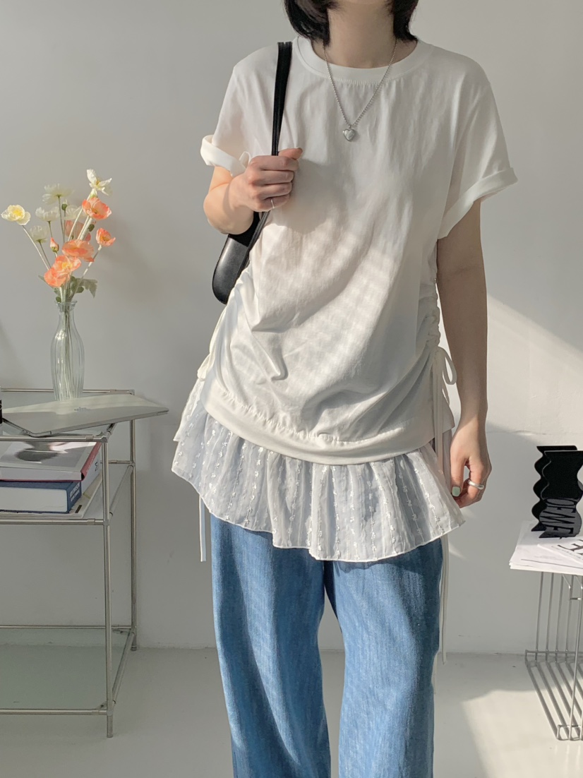 BEFORE SUNRISE韓國直郵㊣東大門實拍女裝新品時尚熱賣T恤BEFORE SUNRISET恤
