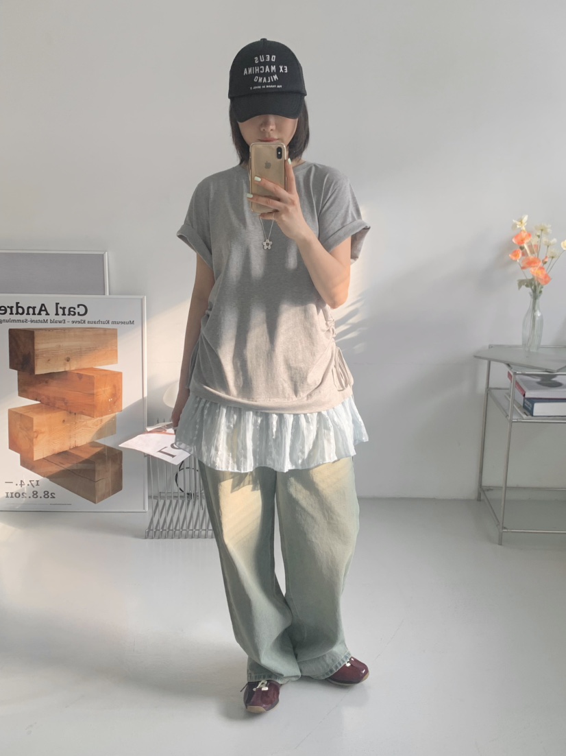 BEFORE SUNRISE韓國直郵㊣東大門實拍女裝新品時尚熱賣T恤BEFORE SUNRISET恤