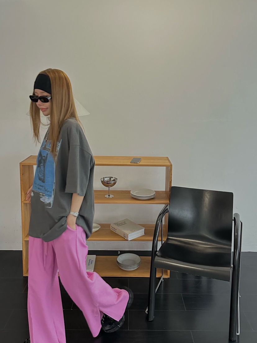 ZEROZERO直郵韓國代購㊣女裝新品熱賣25春夏時尚推薦休閑T恤ZEROZEROT恤