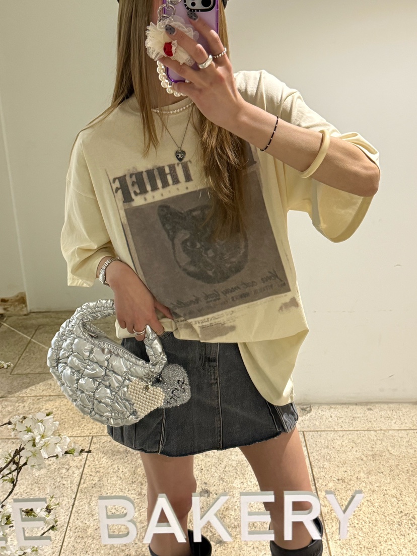 ZEROZERO直郵韓國代購㊣女裝新品熱賣25春夏時尚推薦休閑T恤ZEROZEROT恤圖色3