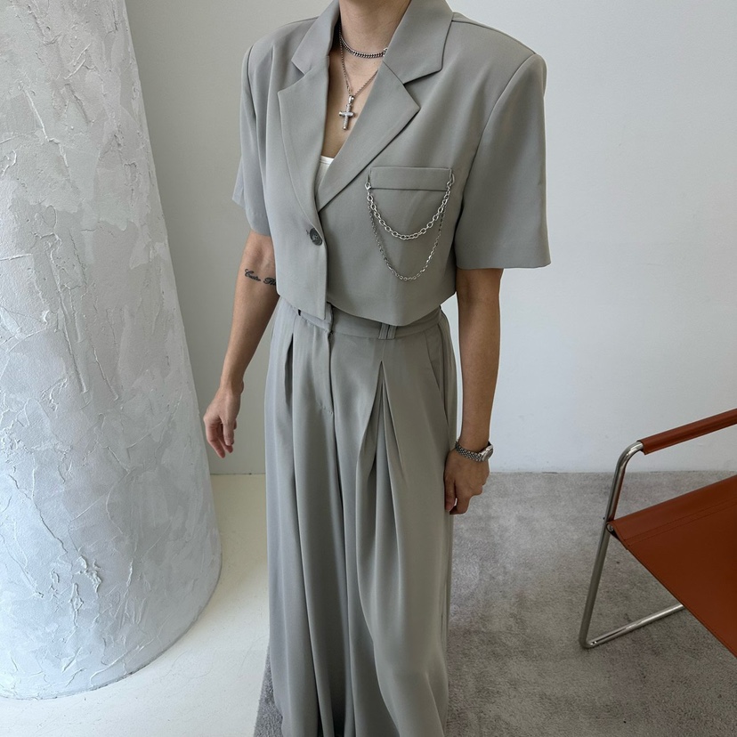 SOUIT韓國㊣直郵東大門代購女裝新品推薦熱賣人氣休閑時尚夾克SOUIT by mabel-L夾克