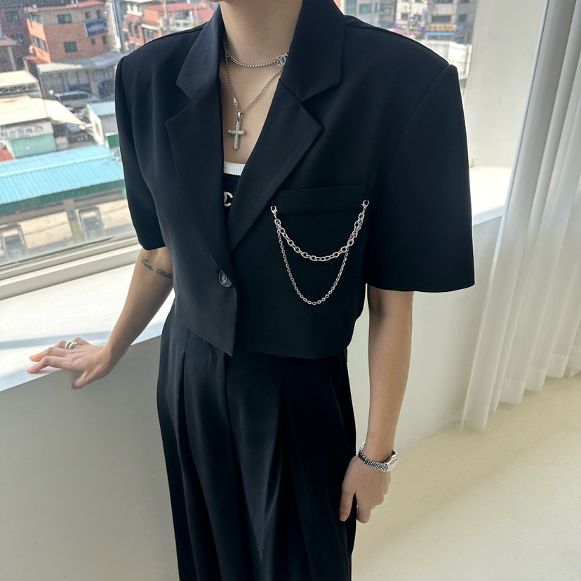 SOUIT韓國㊣直郵東大門代購女裝新品推薦熱賣人氣休閑時尚夾克SOUIT by mabel-L夾克