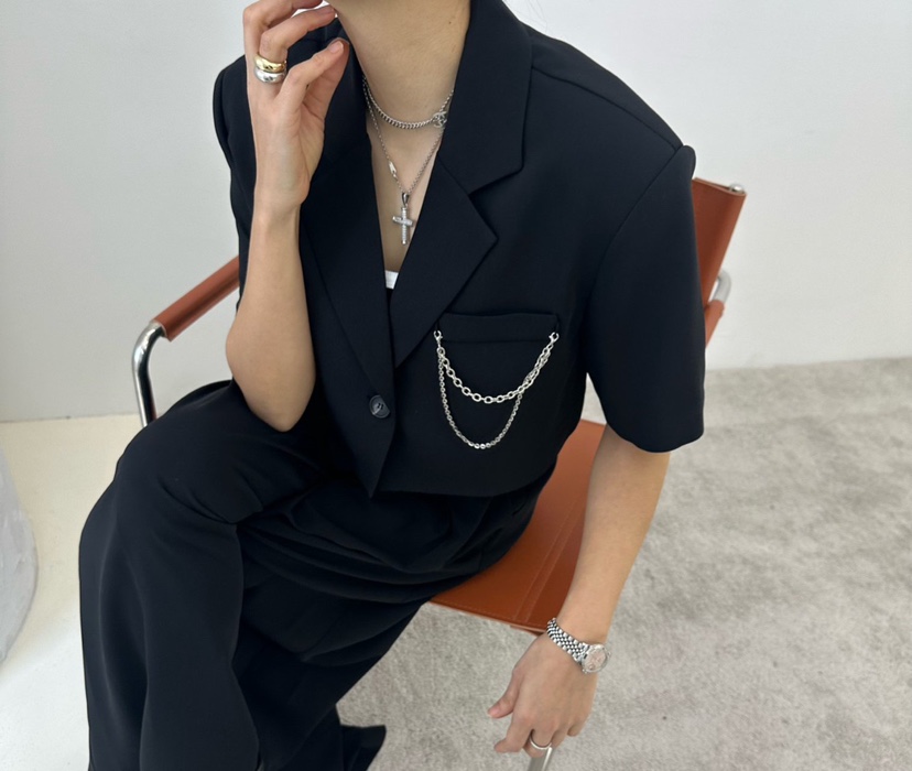 SOUIT韓國㊣直郵東大門代購女裝新品推薦熱賣人氣休閑時尚夾克SOUIT by mabel-L夾克