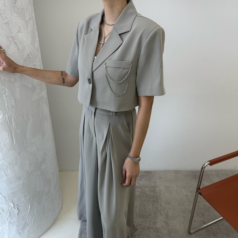 SOUIT韓國㊣直郵東大門代購女裝新品推薦熱賣人氣休閑時尚夾克SOUIT by mabel-L夾克