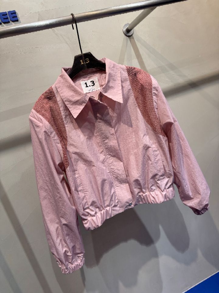 1.3韓國直郵㊣女裝新品熱賣25春夏時尚休閑推薦人氣夾克透明1.3夾克
