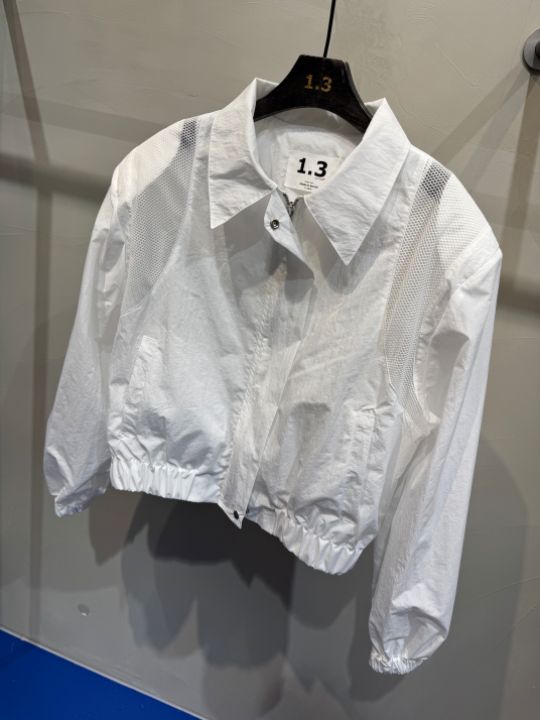 1.3韓國直郵㊣女裝新品熱賣25春夏時尚休閑推薦人氣夾克透明1.3夾克