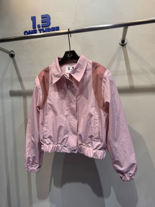 1.3韓國直郵㊣女裝新品熱賣25春夏時尚休閑推薦人氣夾克透明1.3夾克