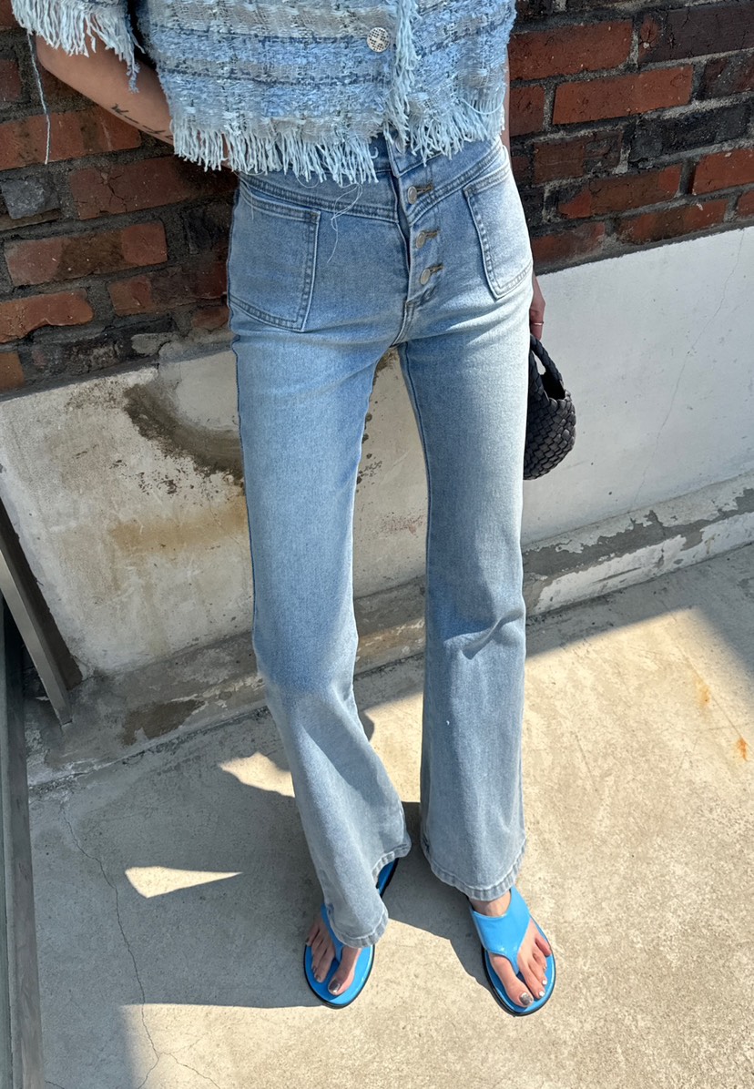DENVER韓國直郵㊣東大門實拍女裝新品人氣推薦時尚熱賣牛仔褲DENVER牛仔褲