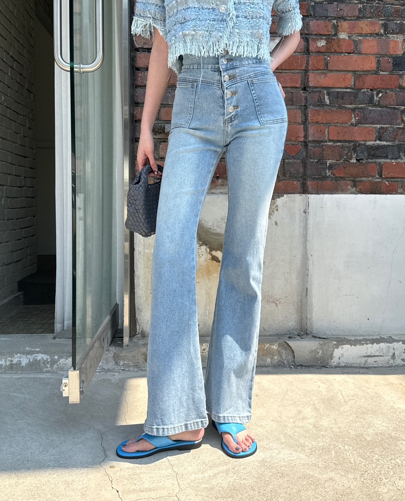 DENVER韓國直郵㊣東大門實拍女裝新品人氣推薦時尚熱賣牛仔褲DENVER牛仔褲