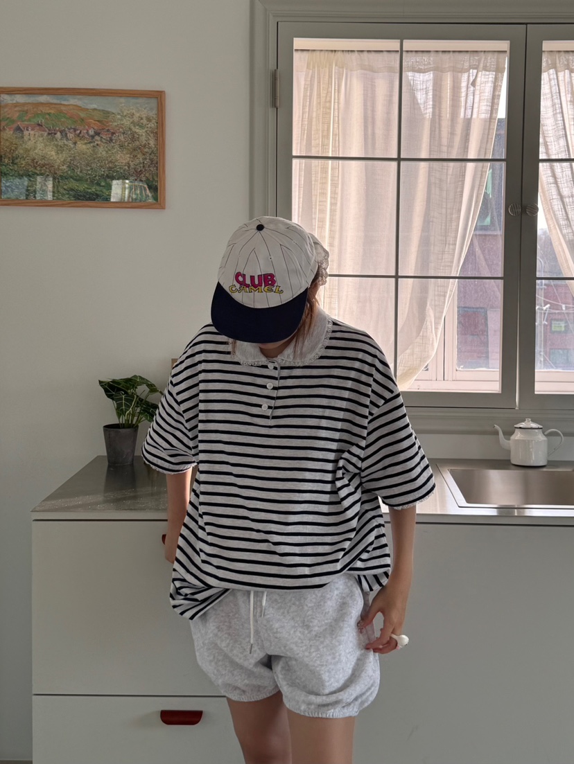 TOLL韓國直郵㊣女裝新款時尚熱賣25春夏推薦人氣休閑T恤TOLLT恤
