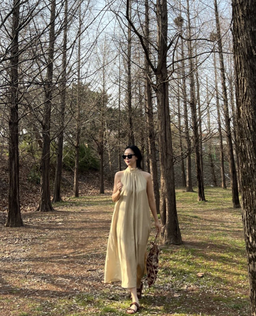 VERNI韓國直郵㊣女裝新款休閑熱賣推薦時尚人氣連衣裙含腰繩VERNI連衣裙