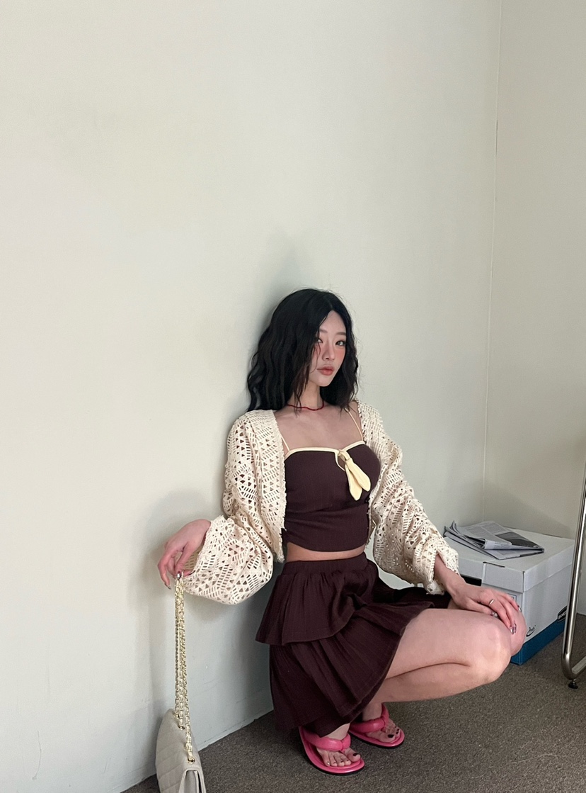 DENVER韓國㊣直郵東大門代購女裝新款時尚25春夏襯衫蕾絲衫DENVER襯衫/蕾絲衫