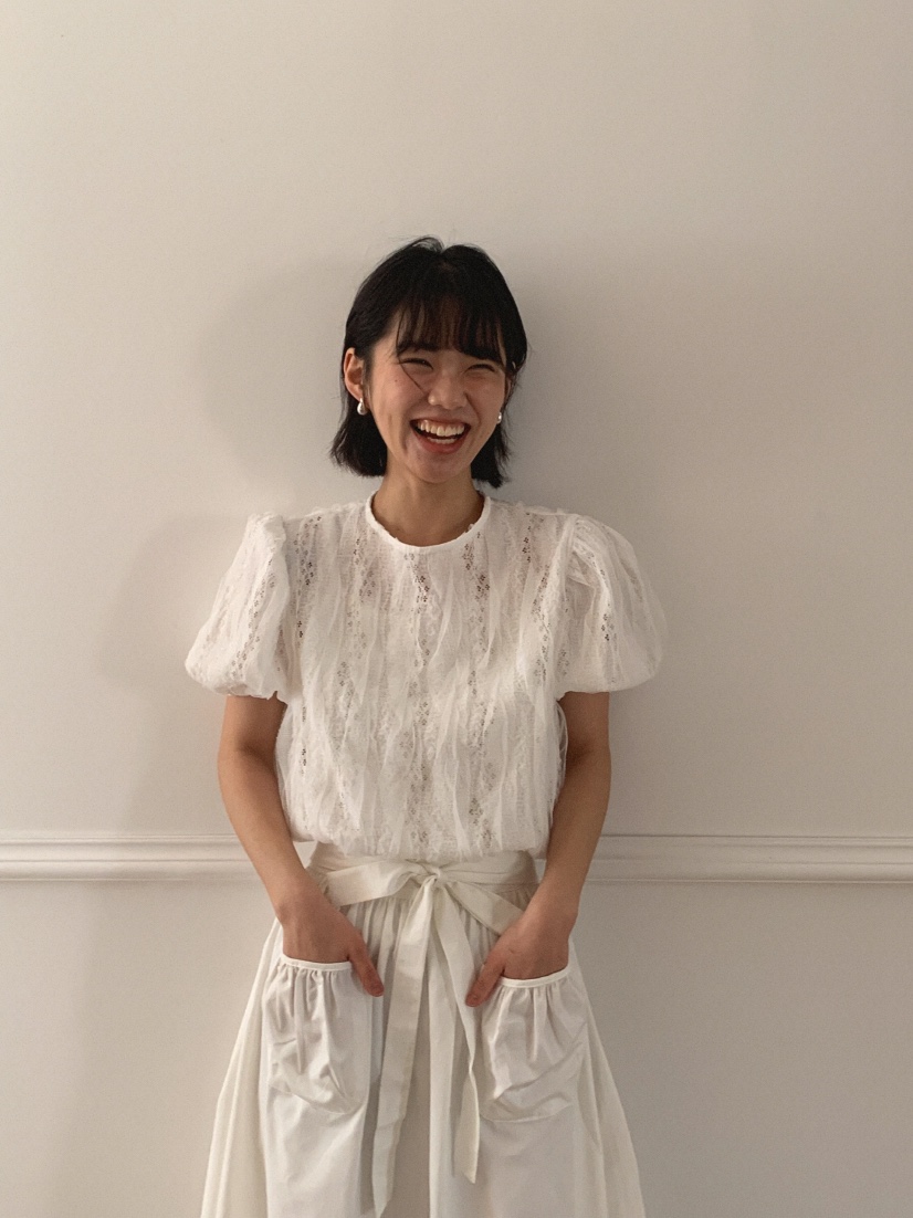 SLAT韓國直郵㊣女裝新款人氣25春夏時尚熱賣休閑襯衫蕾絲衫SLAT襯衫/蕾絲衫