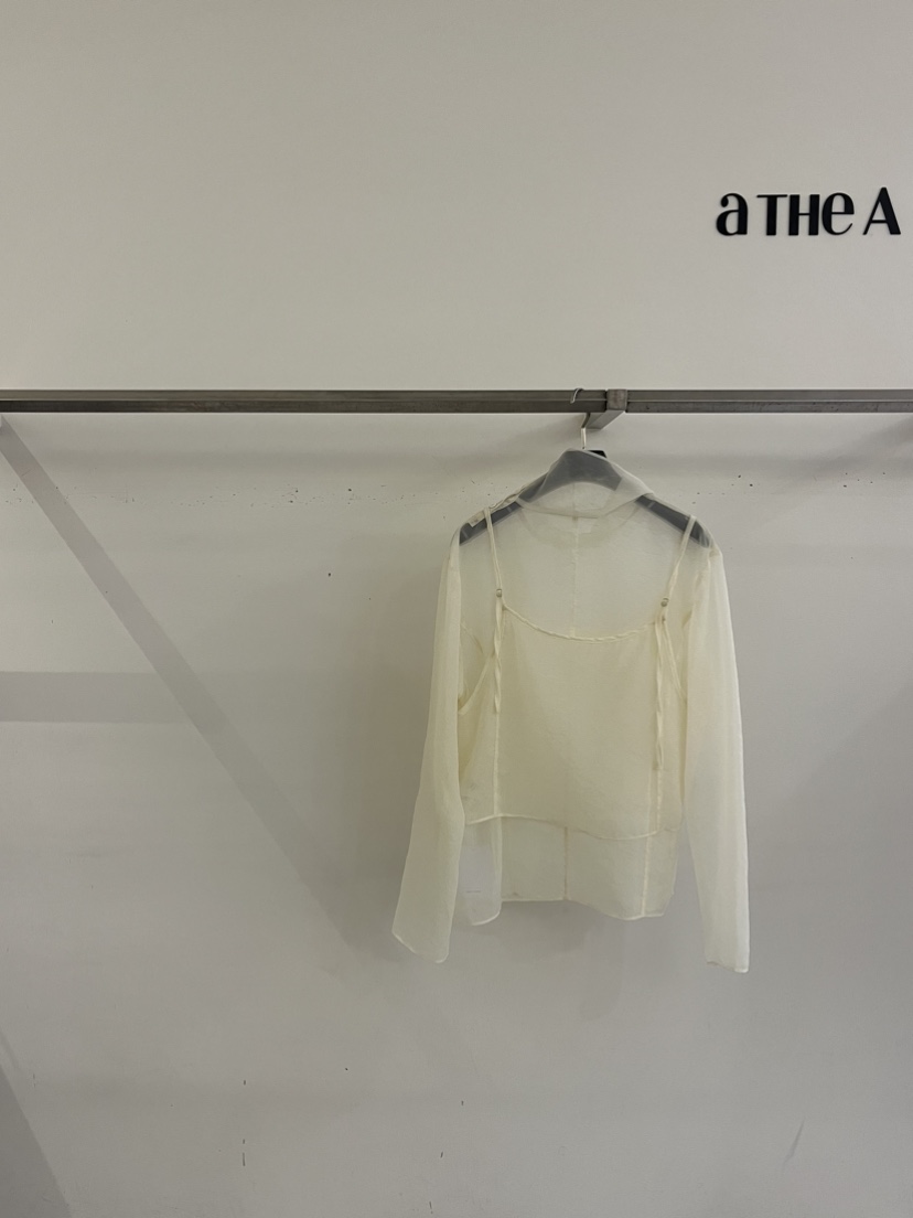 ATHEA韓國㊣直郵東大門代購女裝新款時尚推薦25春夏襯衫蕾絲衫ATHEA襯衫/蕾絲衫