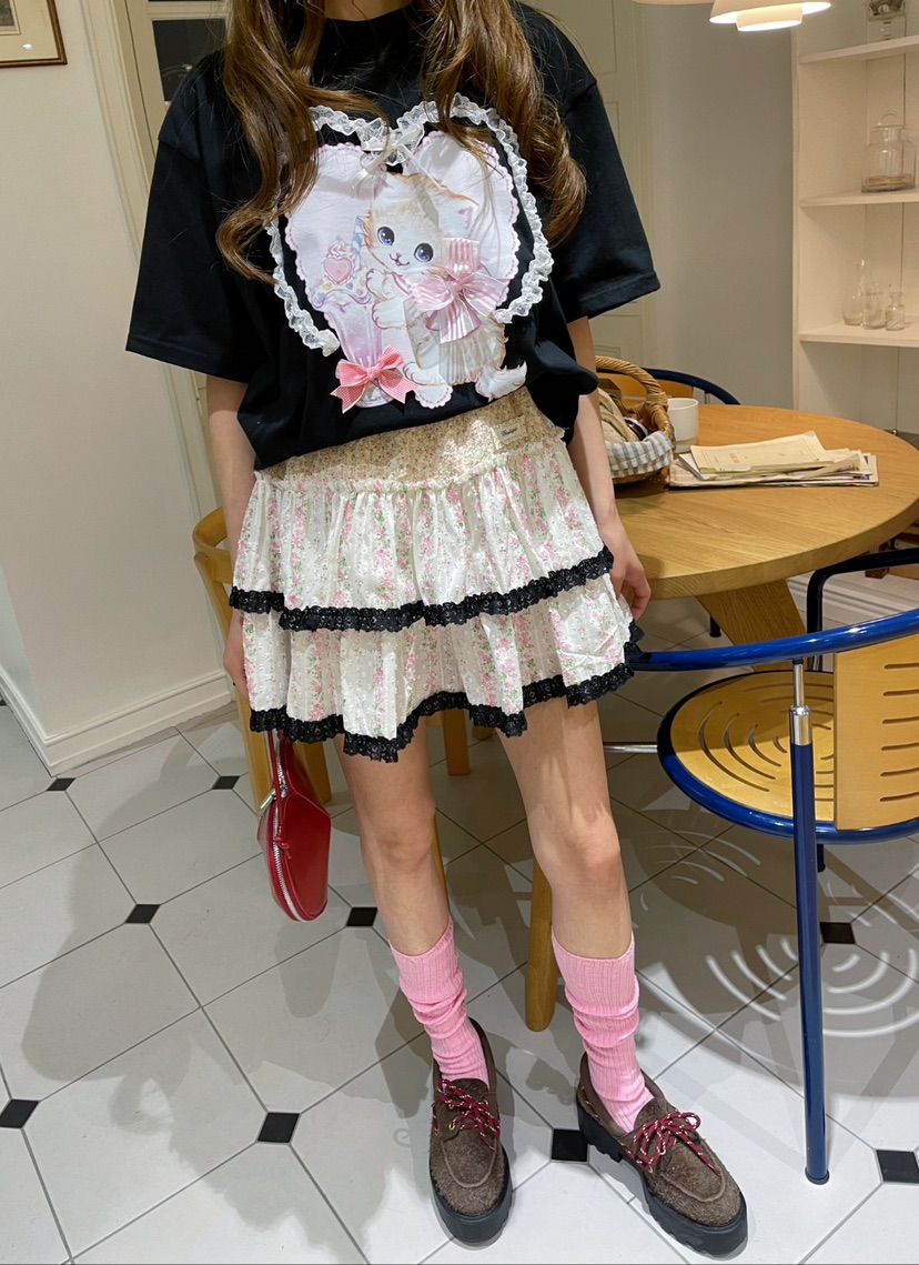 BOUTIQUE-L韓國直郵㊣東大門實拍女裝新品人氣推薦熱賣T恤BOUTIQUE-LT恤