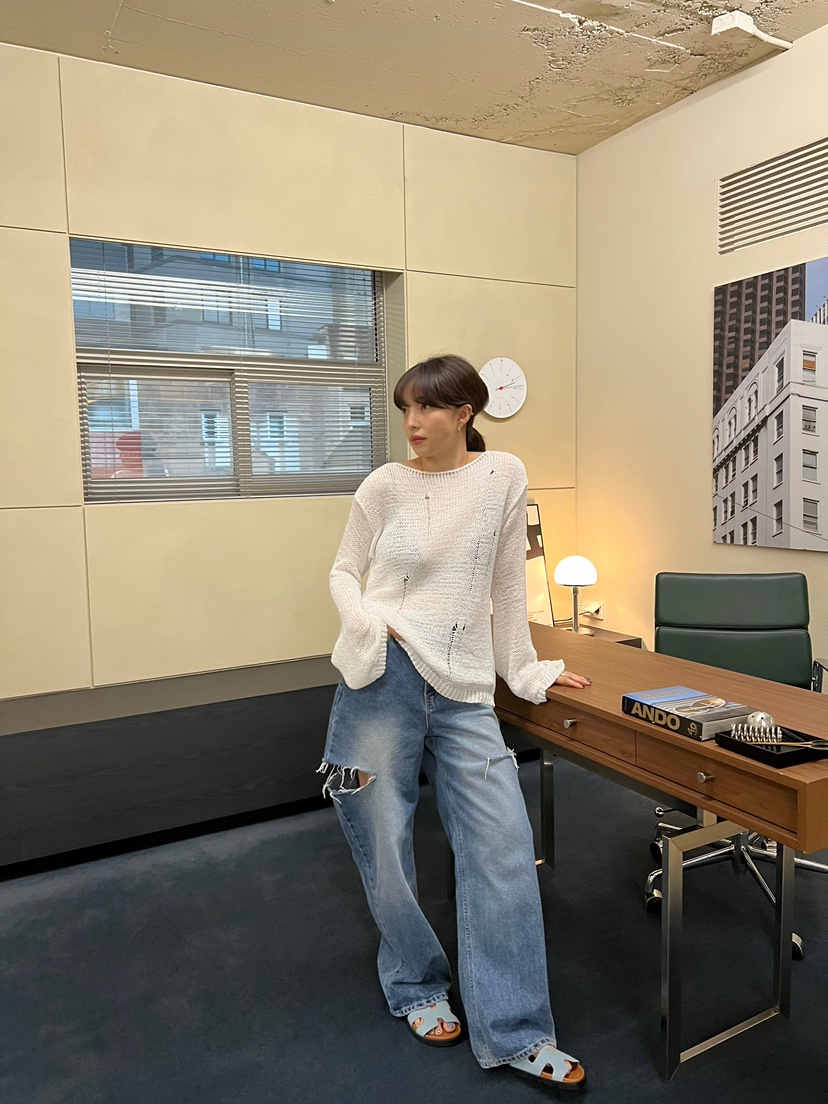 SOLAR韓國直郵㊣女裝新品推薦休閑人氣25春夏時尚熱賣針織衫SOLAR針織衫