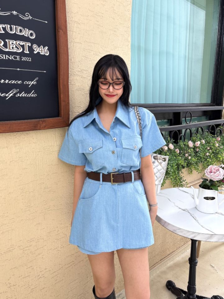 mars直郵韓國代購㊣女裝新品推薦休閑時尚25春夏襯衫蕾絲衫mars襯衫/蕾絲衫