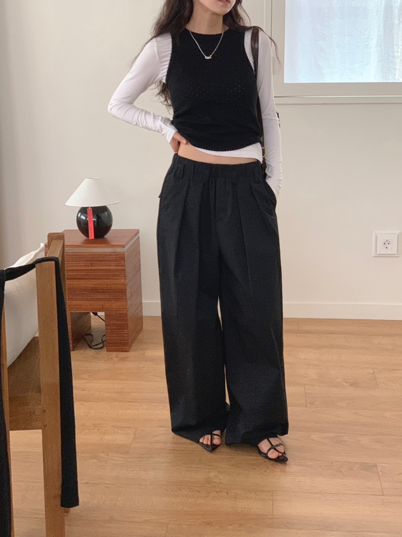 JKICHI韓國㊣直郵東大門代購女裝新品25春夏休閑熱賣休閑褲JKICHI休閑褲