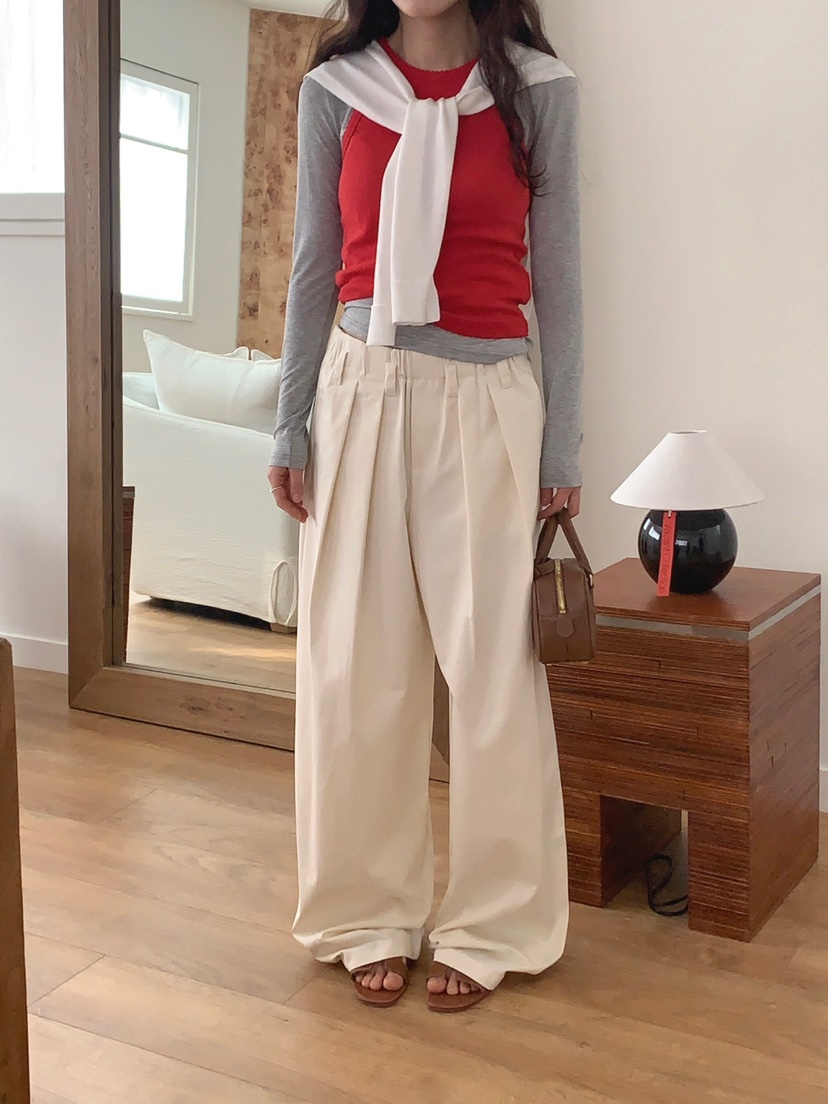 JKICHI韓國㊣直郵東大門代購女裝新品25春夏休閑熱賣休閑褲JKICHI休閑褲