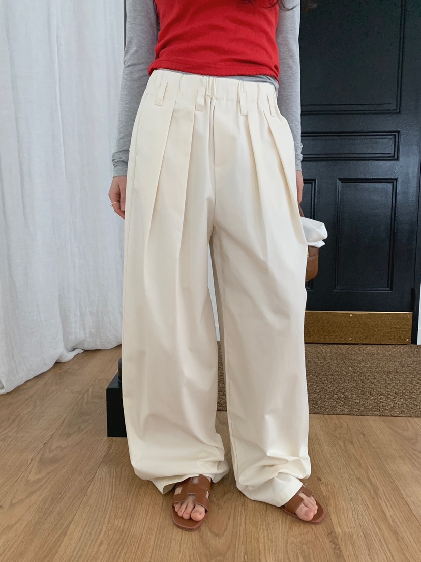 JKICHI韓國㊣直郵東大門代購女裝新品25春夏休閑熱賣休閑褲JKICHI休閑褲圖色1