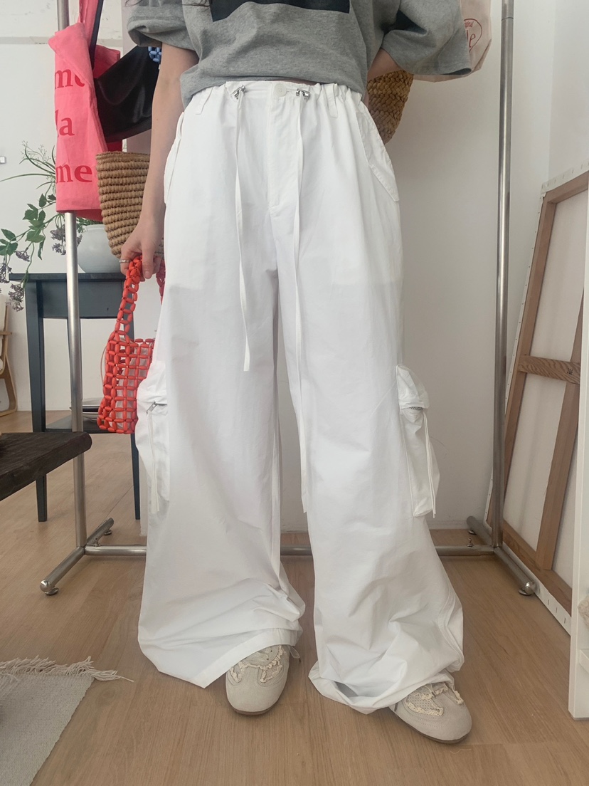 JKICHI韓國㊣直郵東大門代購女裝新款推薦25春夏人氣休閑褲JKICHI休閑褲