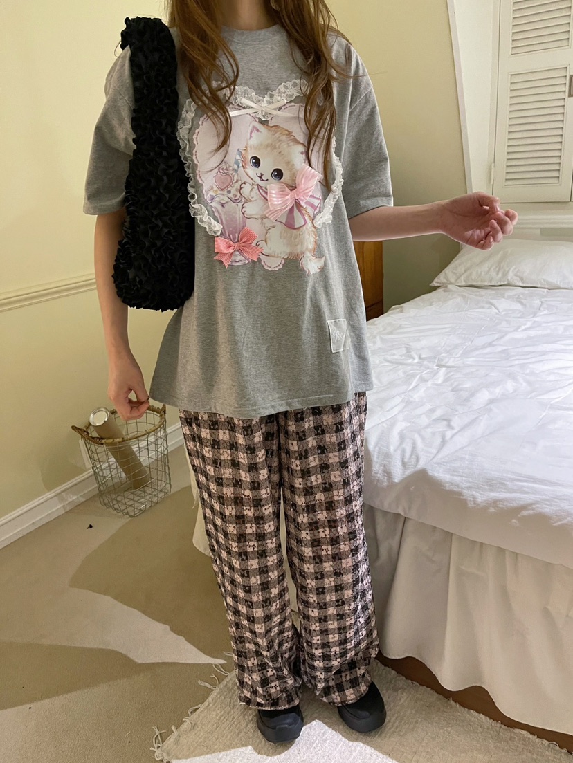 BOUTIQUE-L韓國㊣直郵東大門代購女裝新款休閑25春夏休閑褲BOUTIQUE-L休閑褲