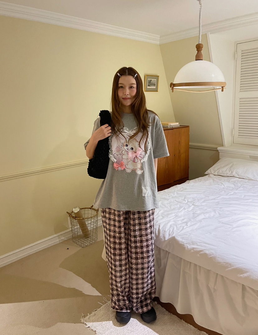 BOUTIQUE-L韓國㊣直郵東大門代購女裝新款休閑25春夏休閑褲BOUTIQUE-L休閑褲