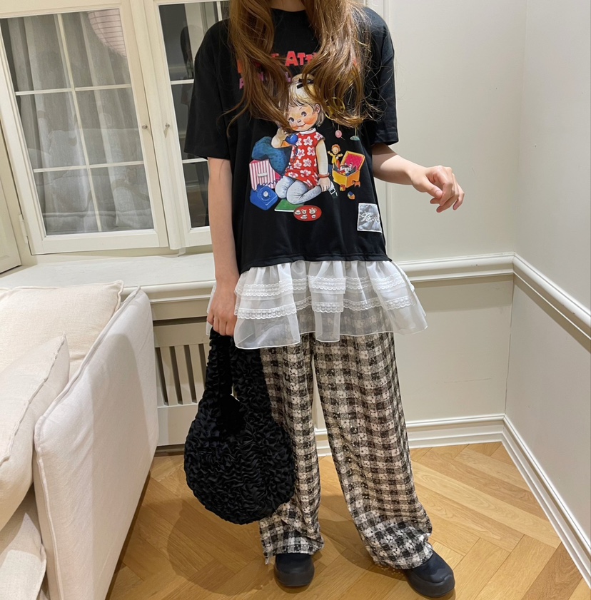 BOUTIQUE-L韓國㊣直郵東大門代購女裝新款休閑25春夏休閑褲BOUTIQUE-L休閑褲