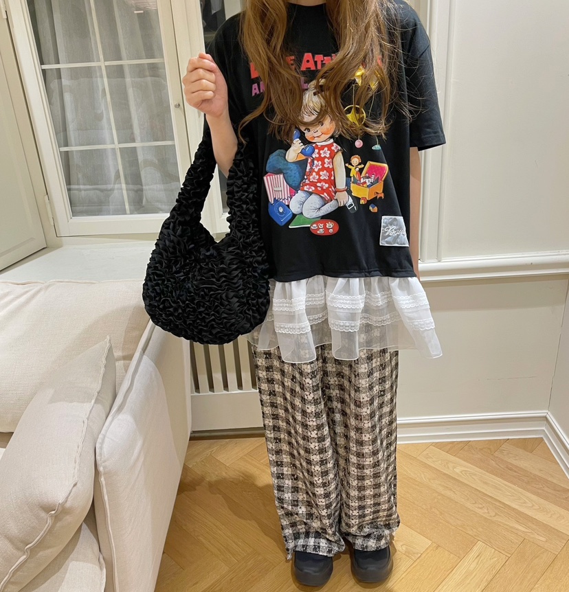BOUTIQUE-L韓國㊣直郵東大門代購女裝新款休閑25春夏休閑褲BOUTIQUE-L休閑褲