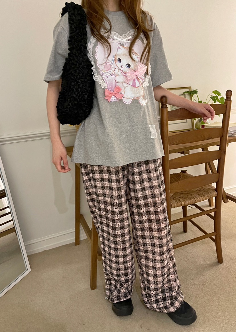 BOUTIQUE-L韓國㊣直郵東大門代購女裝新款休閑25春夏休閑褲BOUTIQUE-L休閑褲圖色2