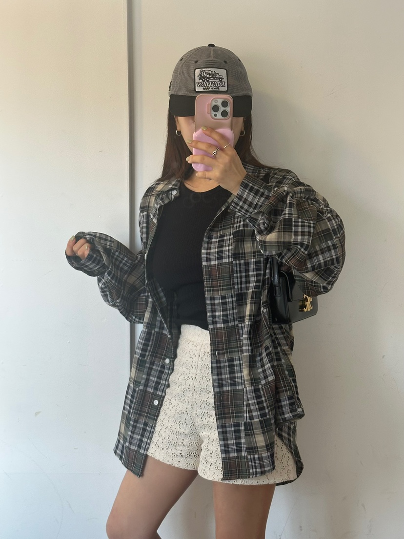 BYRING韓國直郵㊣女裝新款25春夏熱賣時尚休閑人氣短褲蕾絲BYRING短褲